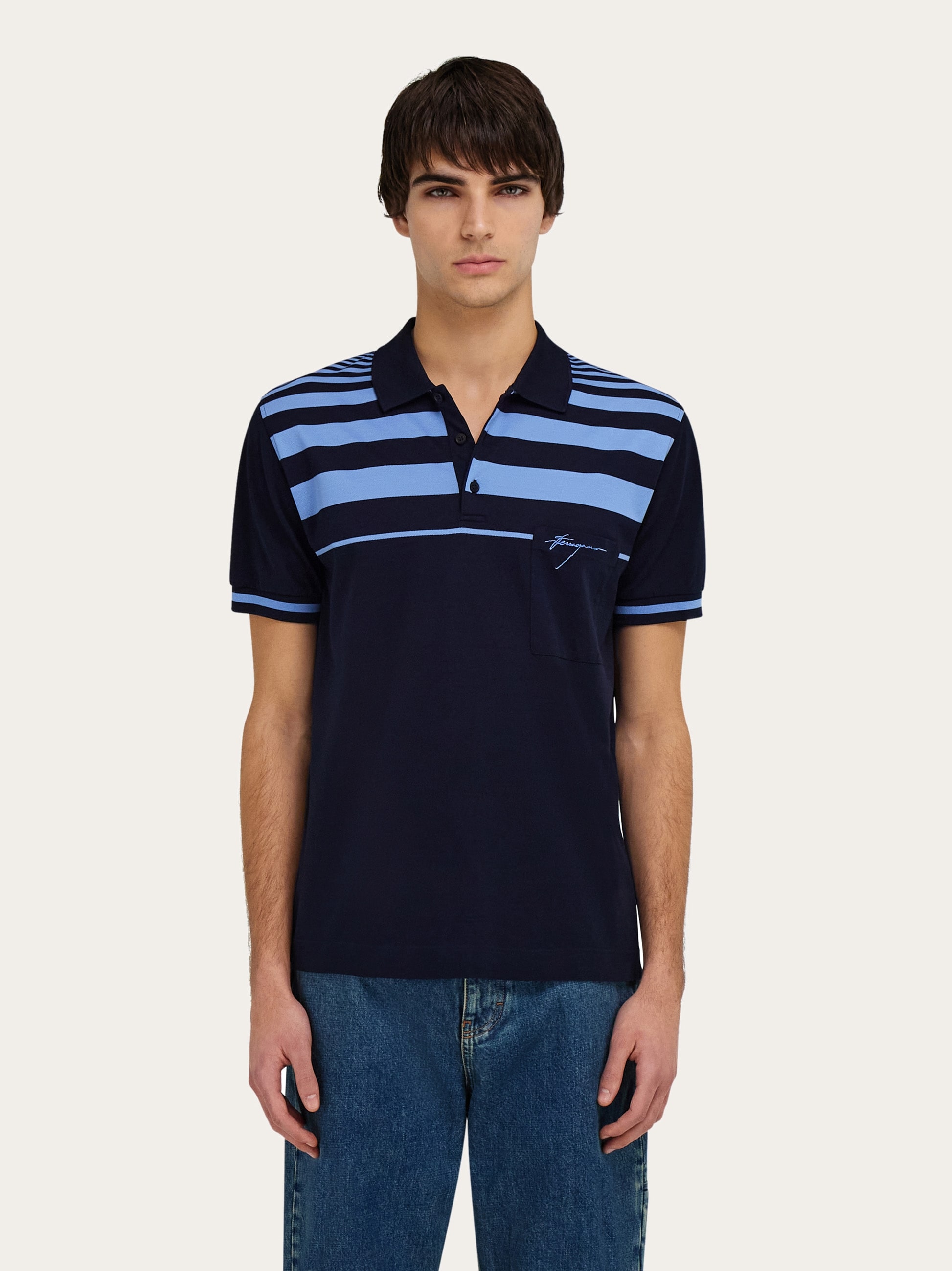 Striped polo shirt - Men | Ferragamo