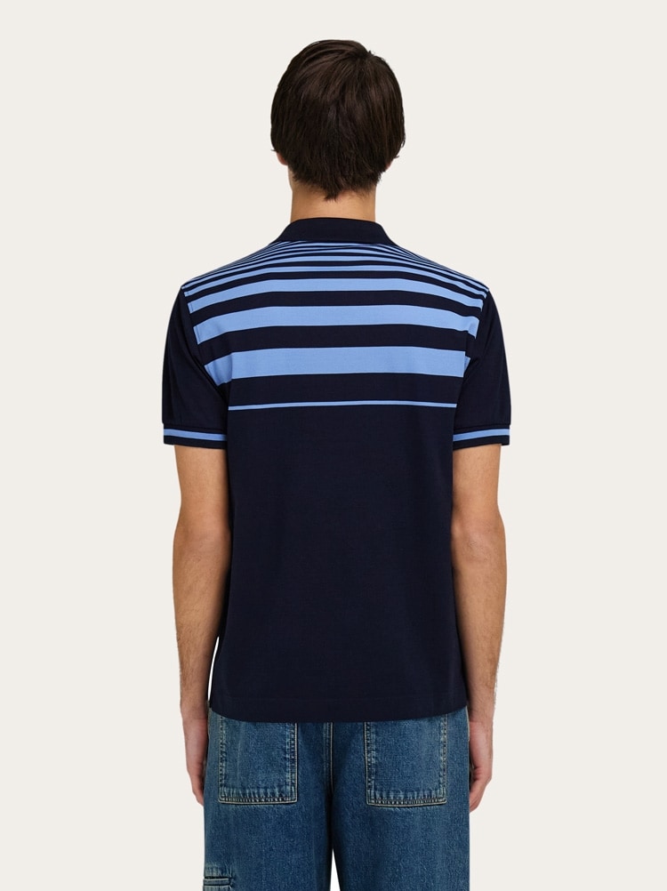 Striped polo shirt Gallery image 3