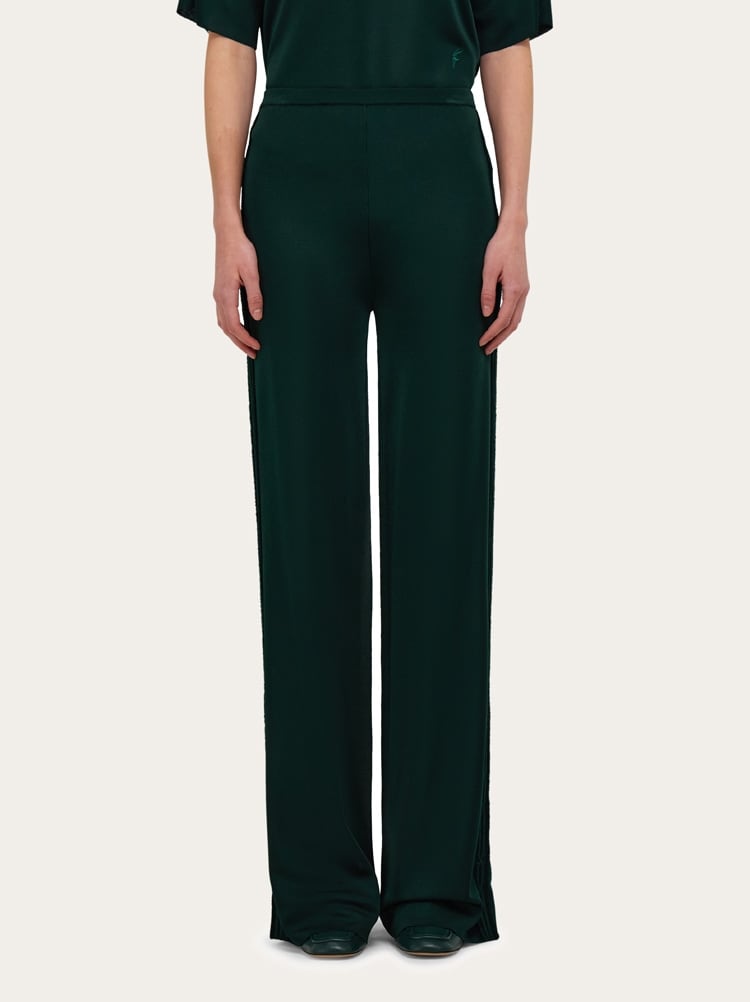Knitted palazzo trouser Gallery image 2