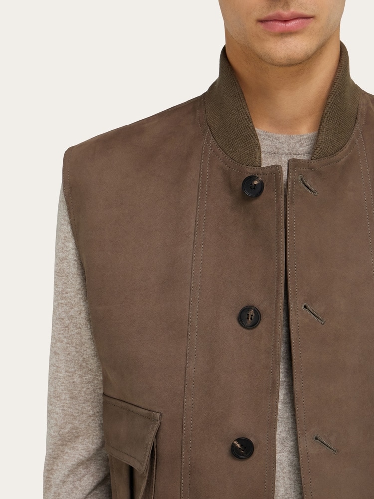 Nubuck gilet Gallery image 5