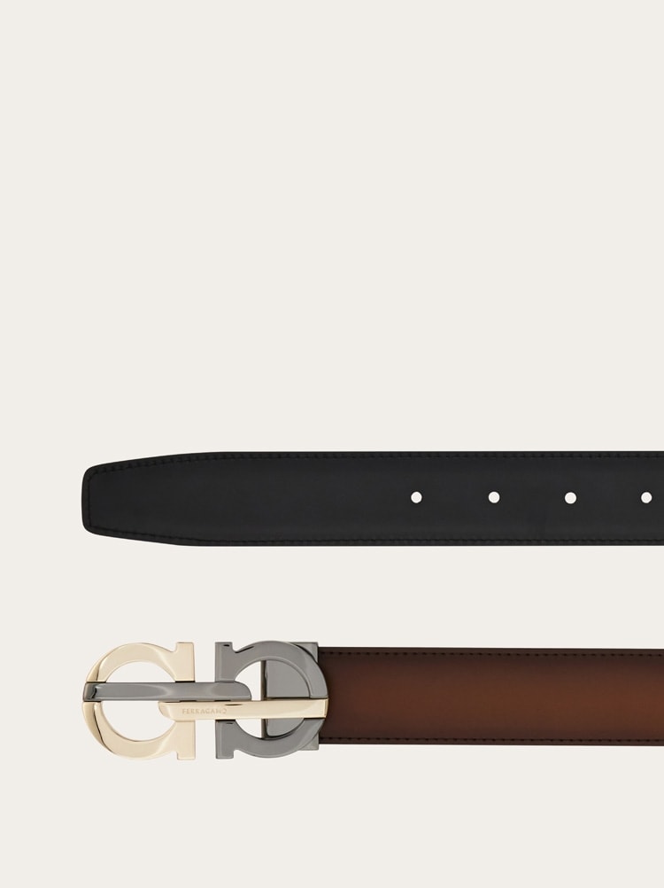 Cinturón reversible y ajustable Gancini Gallery image 2