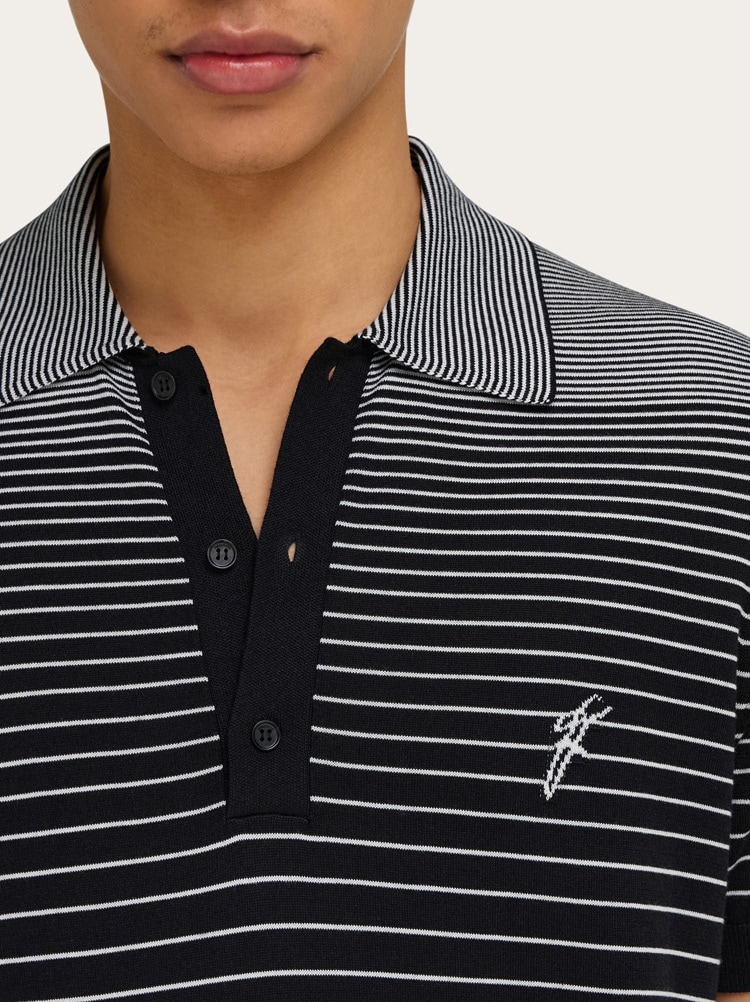 Degrade striped polo shirt Gallery image 4