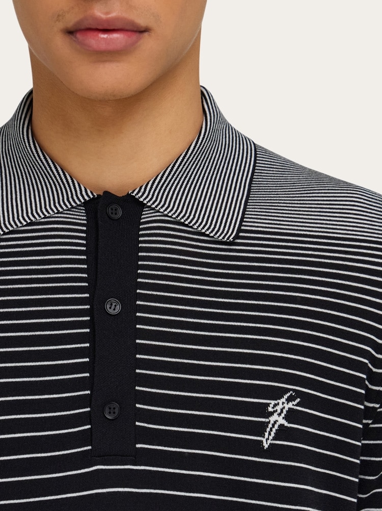 Degrade striped polo shirt Gallery image 5