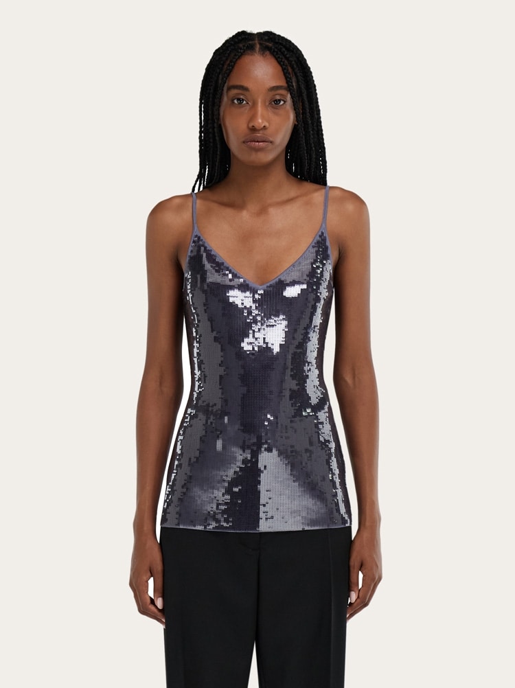 Sequined vest Gallery image 2