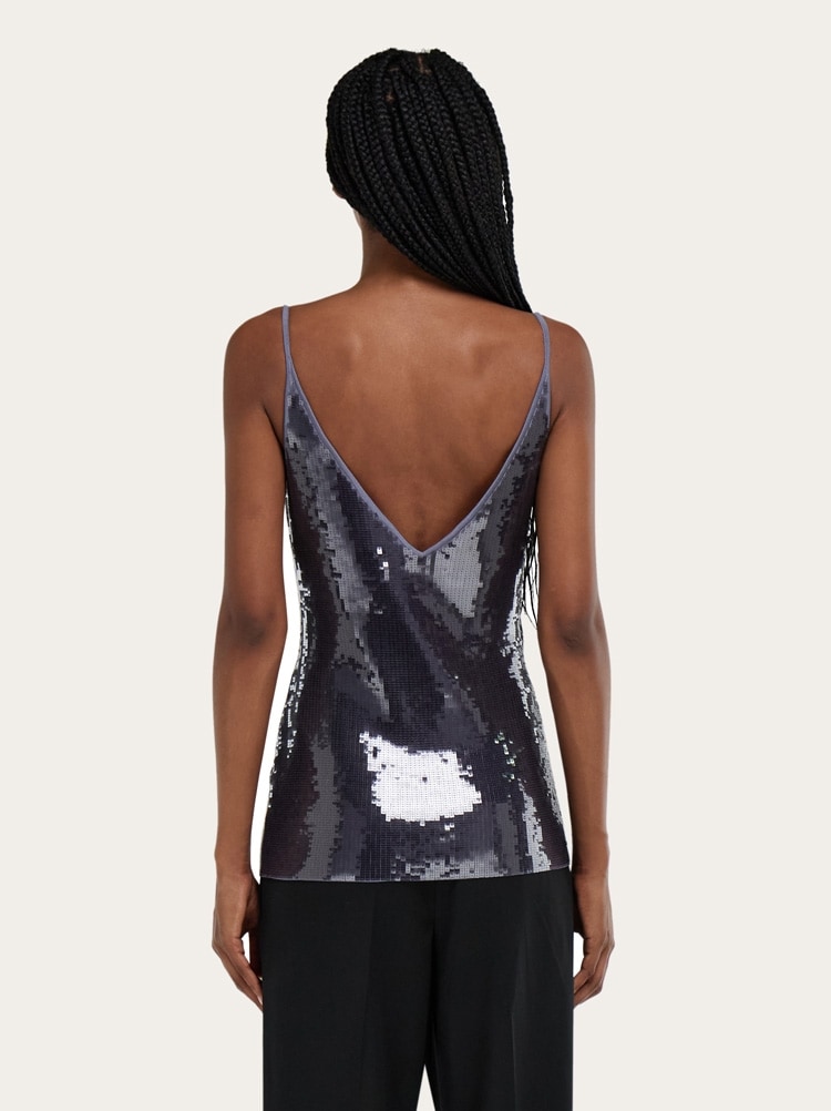Sequined vest Gallery image 3