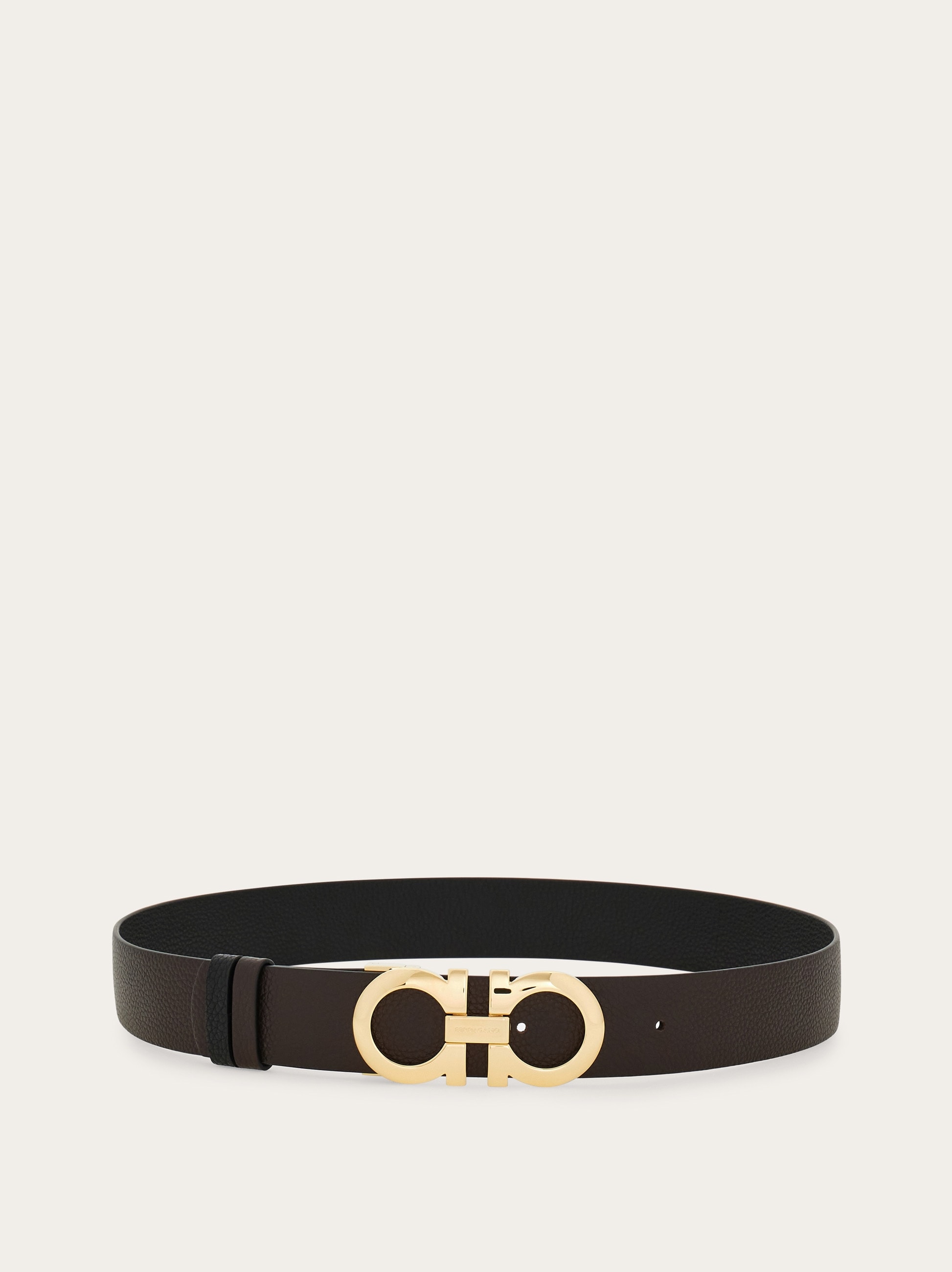 Reversible and adjustable Gancini belt - Women | Ferragamo