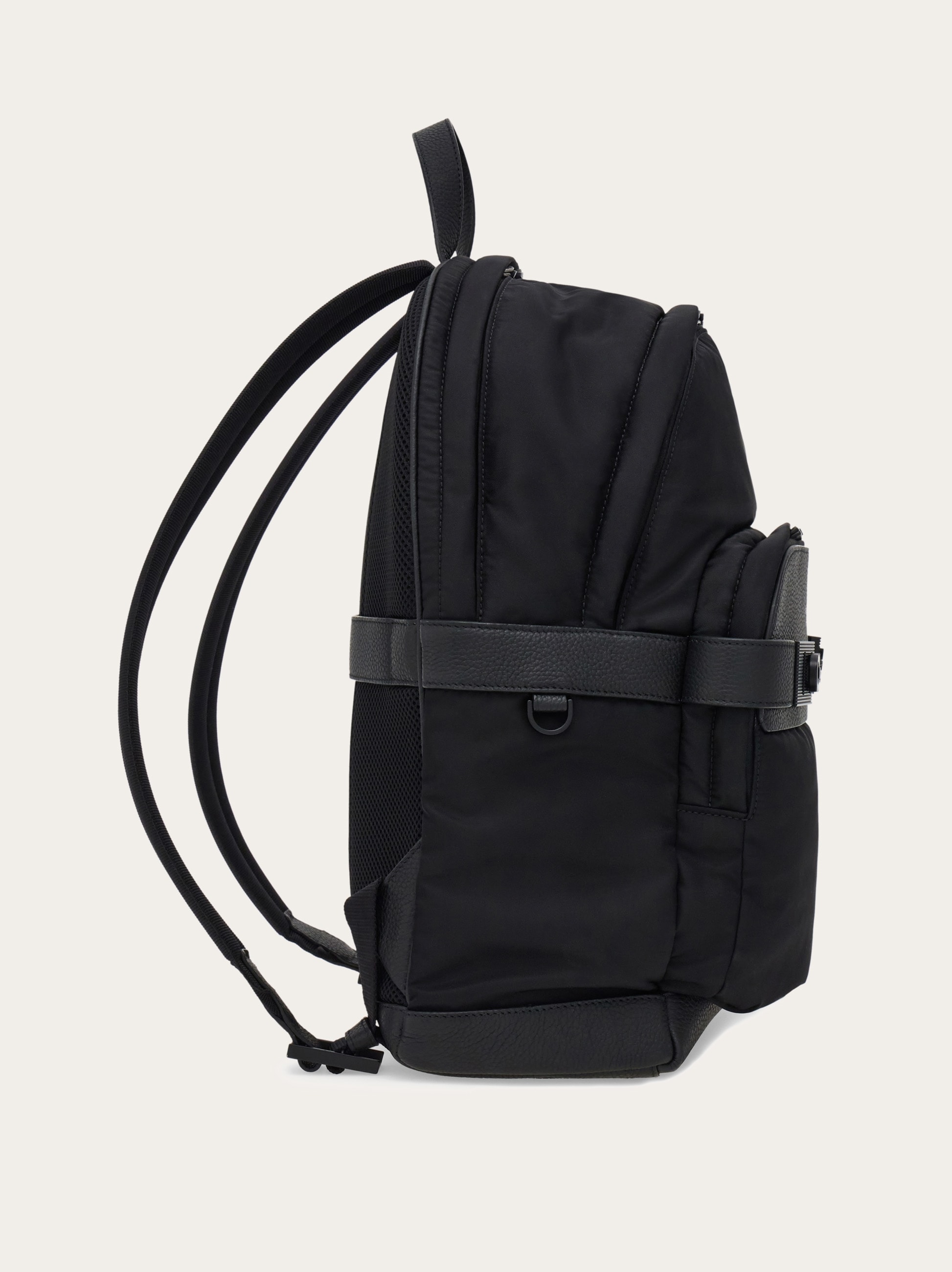 Backpack with Gancini buckles - Men | Ferragamo