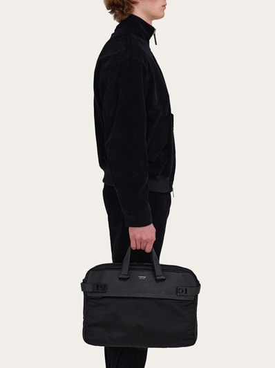 FERRAGAMO ブリーフケース mb-241607 Ferragamo フェラガモ レザー ブリーフケースビジネスバッグ