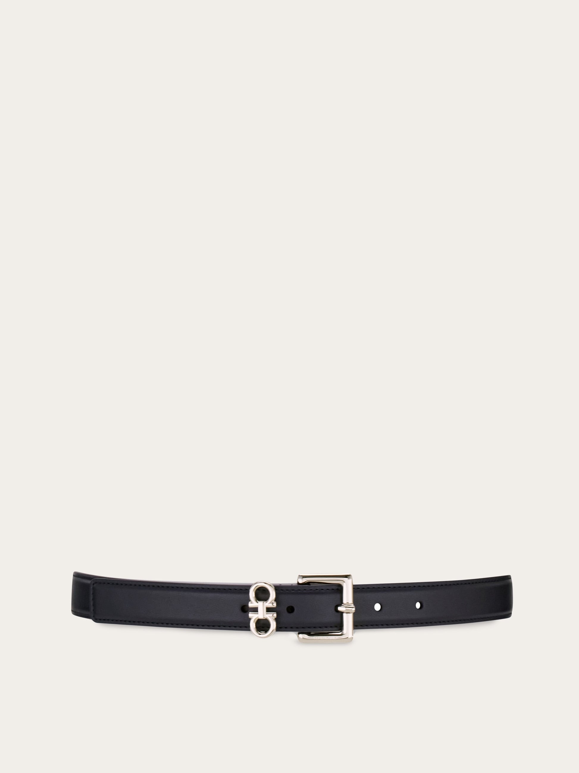 Double Gancini fixed belt - Women | Ferragamo