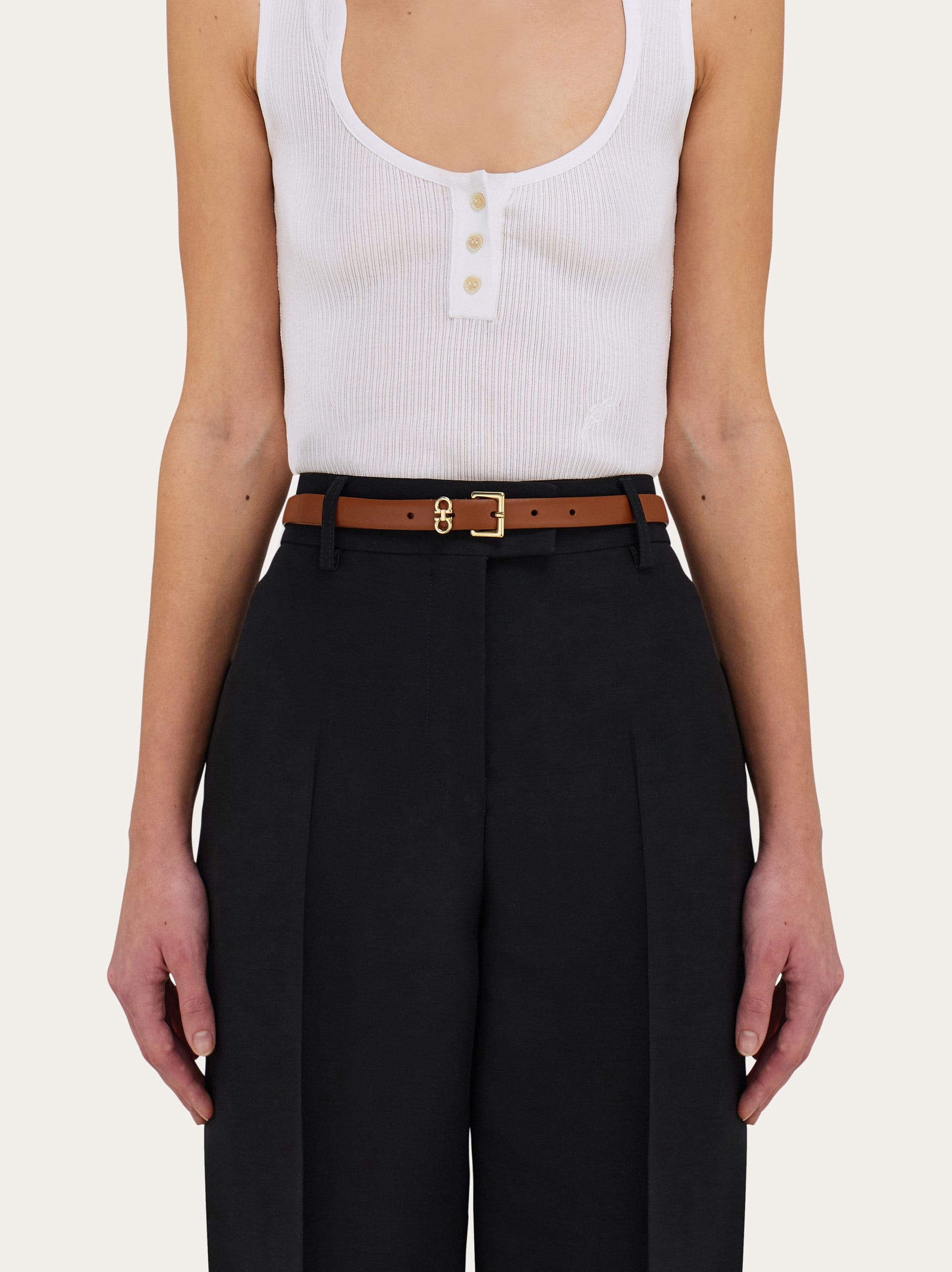 Fixed Gancini Belt - Women | Ferragamo