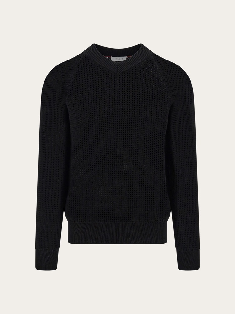 Open knit sweater Gallery image 1