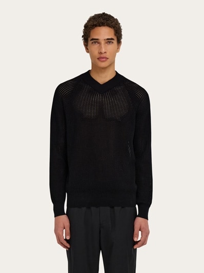 Open knit sweater - Men | Ferragamo