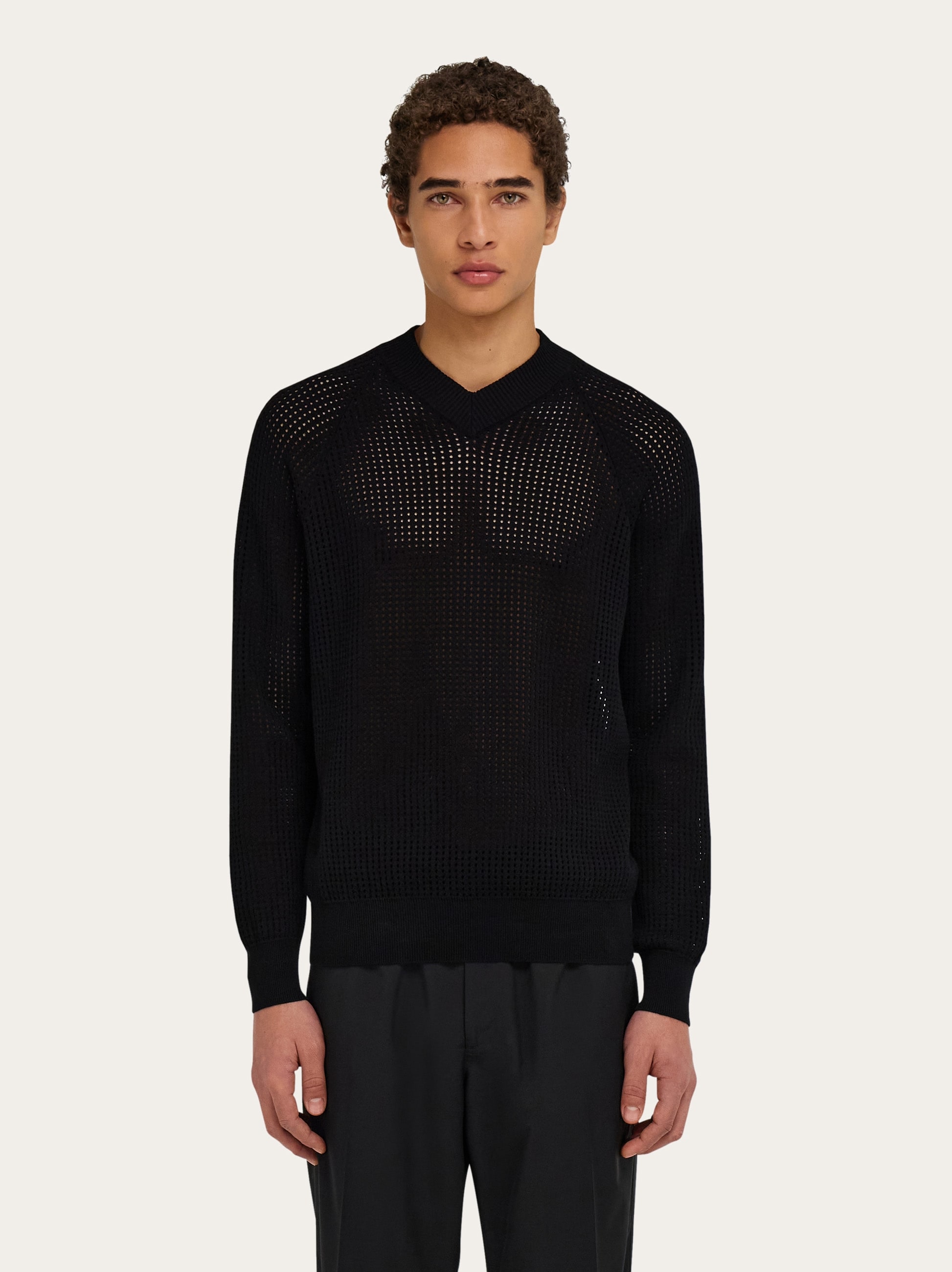 Open knit sweater - Men | Ferragamo