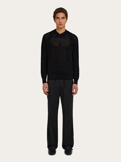 Open knit sweater - Men | Ferragamo