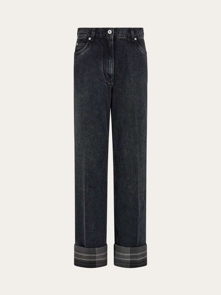 Turn up jeans Gallery image 1