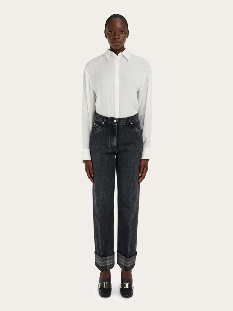 Turn up jeans Gallery image 7