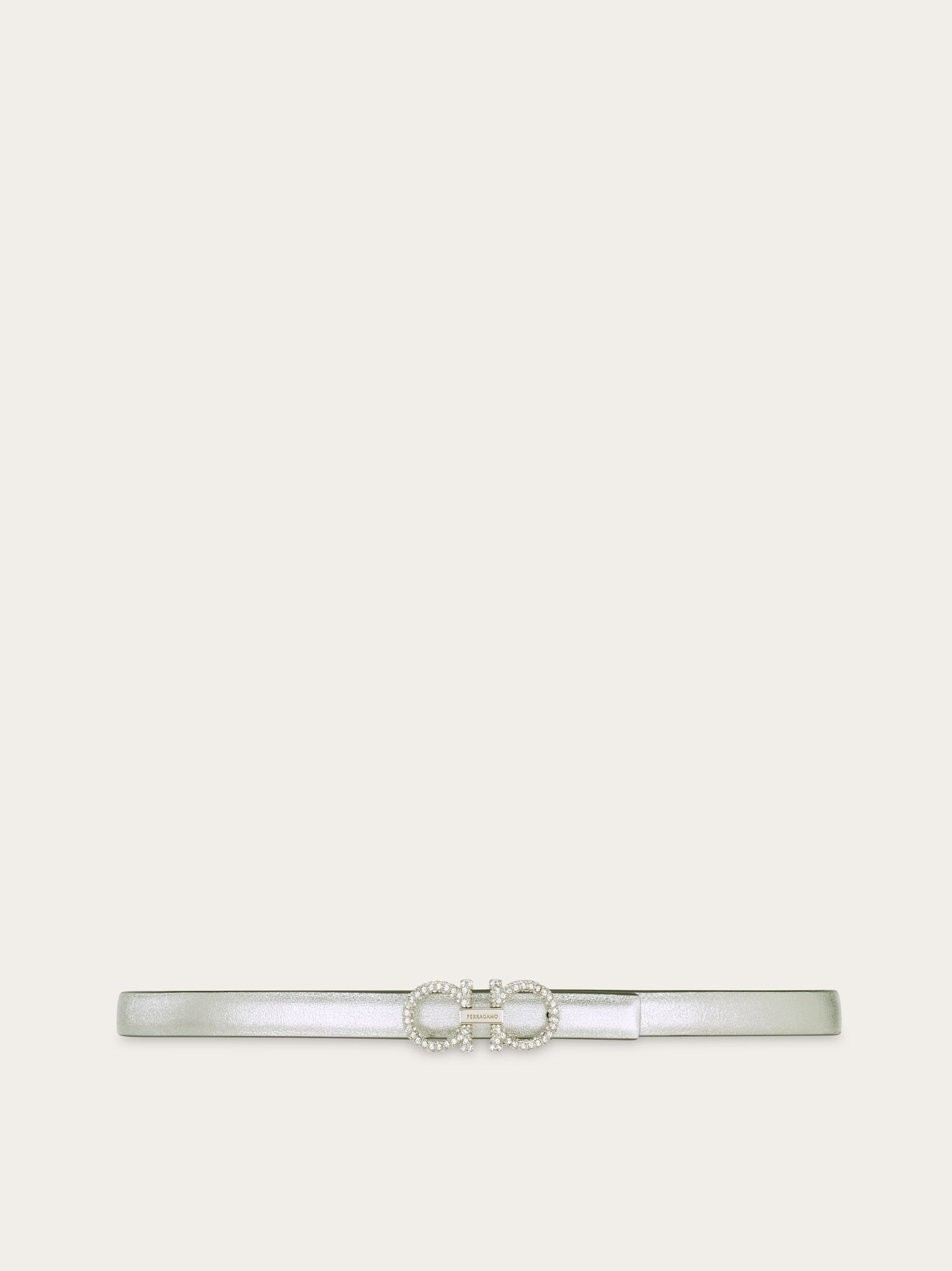 Reversible and adjustable Gancini belt - Women | Ferragamo