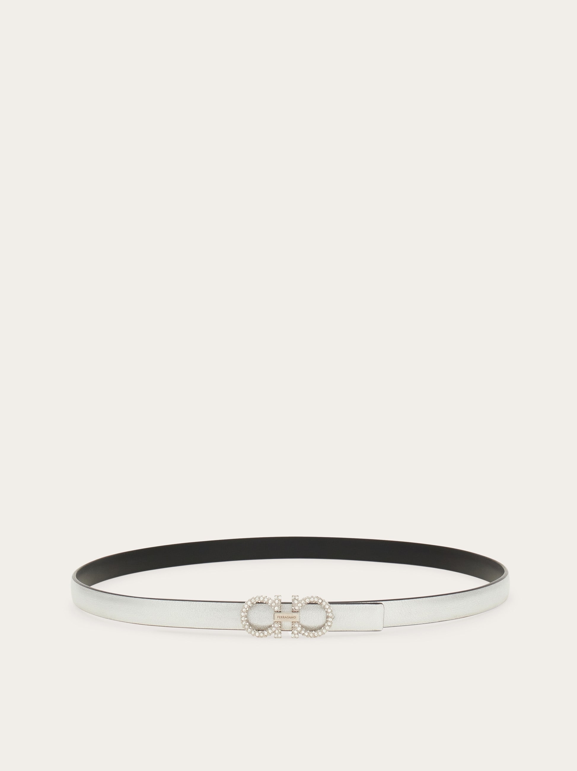 Reversible and adjustable Gancini belt - Women | Ferragamo