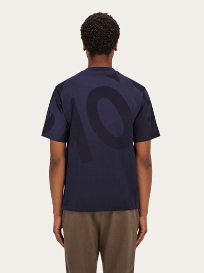 【関税込み】Ferragamo ブラック 半袖Tシャツ コットン Tシャツ - メンズ | Ferragamo