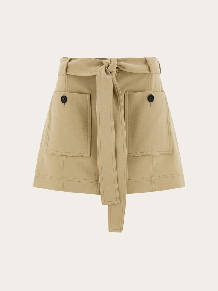Mini skirt with applied pockets Gallery image 1