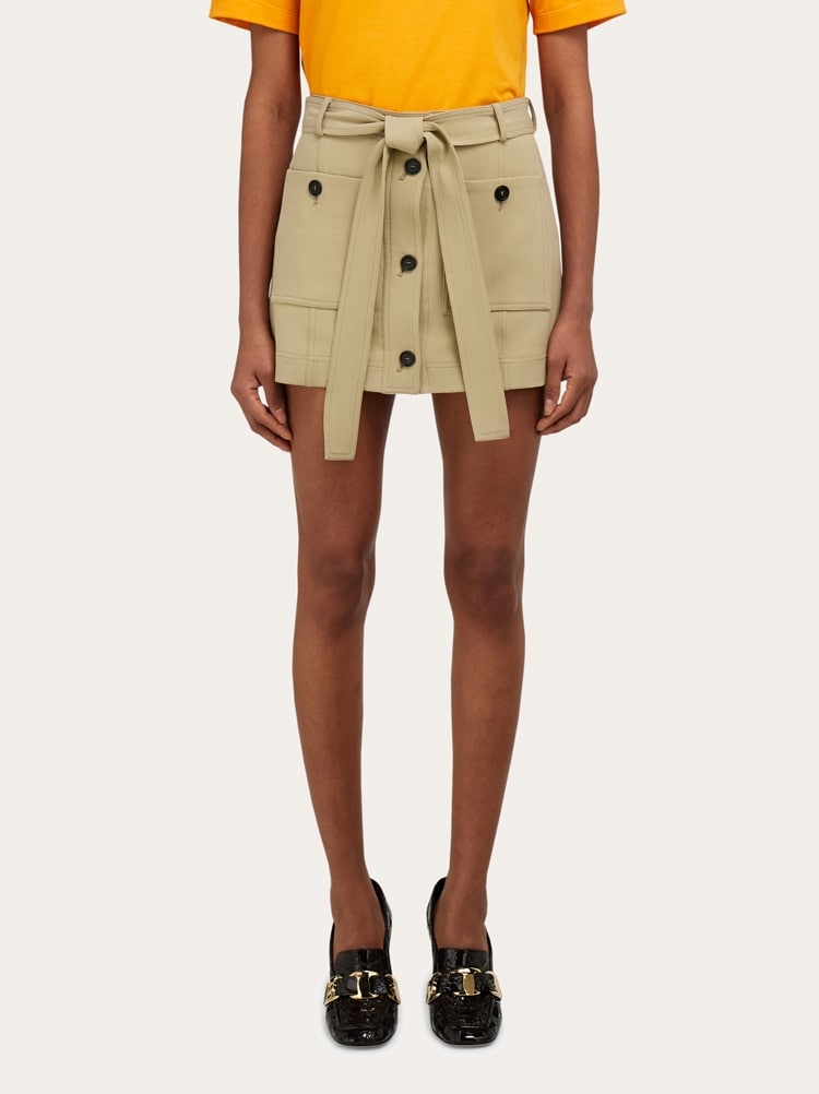 Mini skirt with applied pockets Gallery image 2