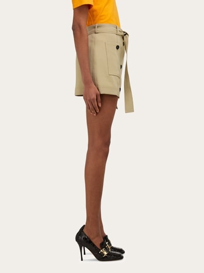 Mini skirt with applied pockets - Women | Ferragamo