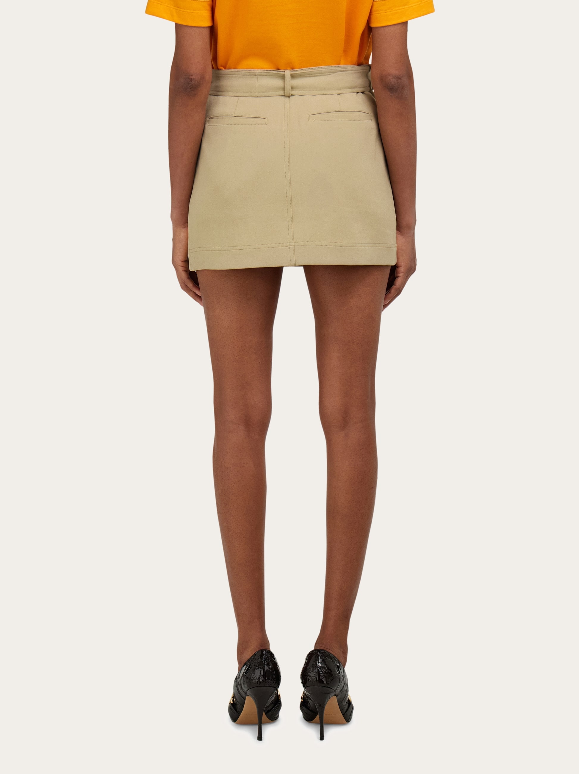 Mini skirt with applied pockets - Women | Ferragamo