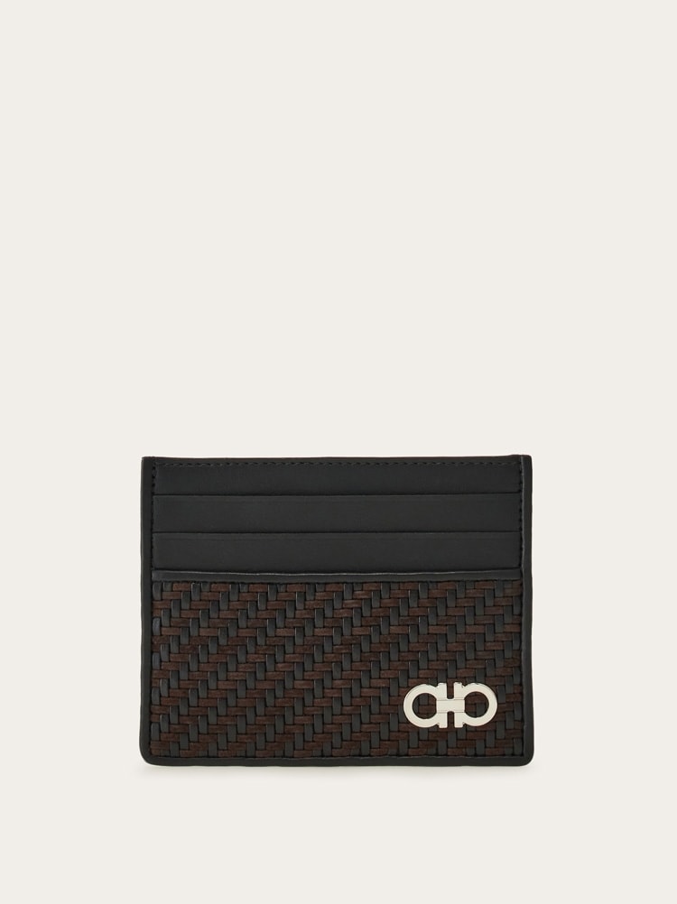 Woven credit card holder Gallery image 1
