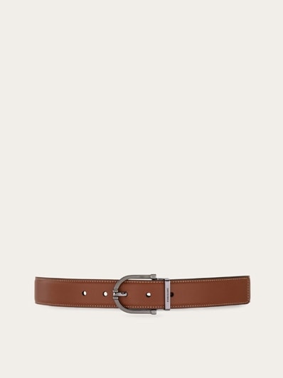 Reversible and adjustable belt - Men | Ferragamo