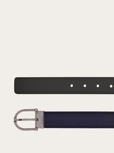 Reversible and adjustable belt - Men | Ferragamo