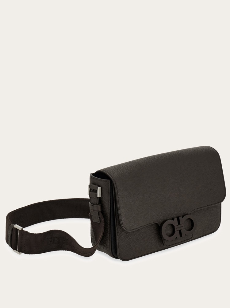 Bolso messenger doble Gancini Gallery image 6