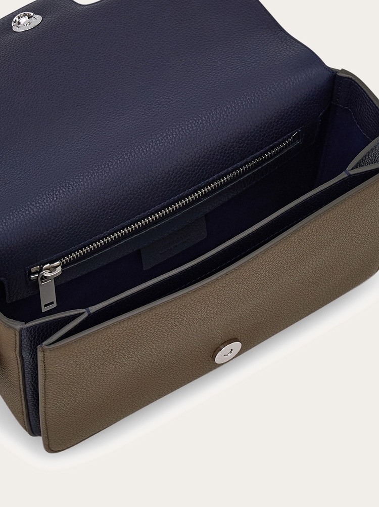 Double Gancini messenger bag Gallery image 5