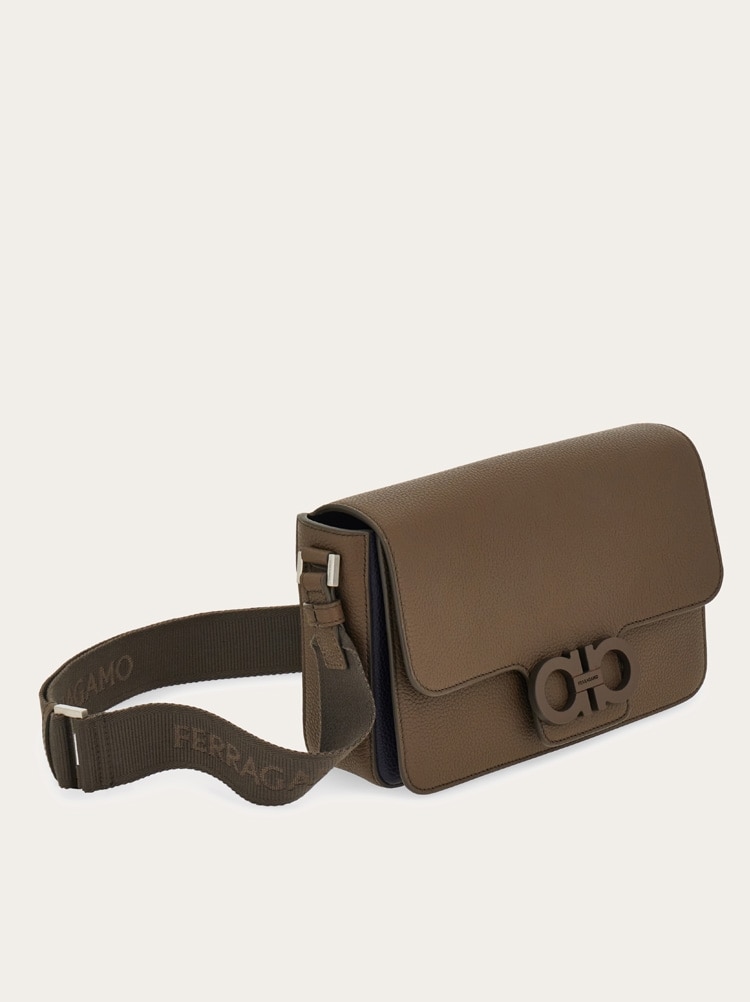 Double Gancini messenger bag Gallery image 6
