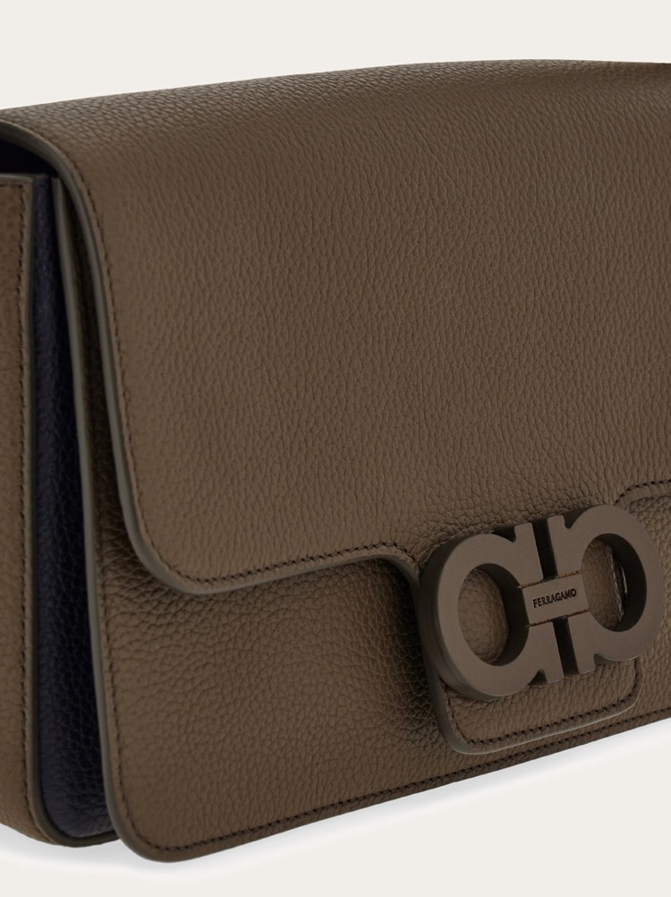 Double Gancini messenger bag Gallery image 7