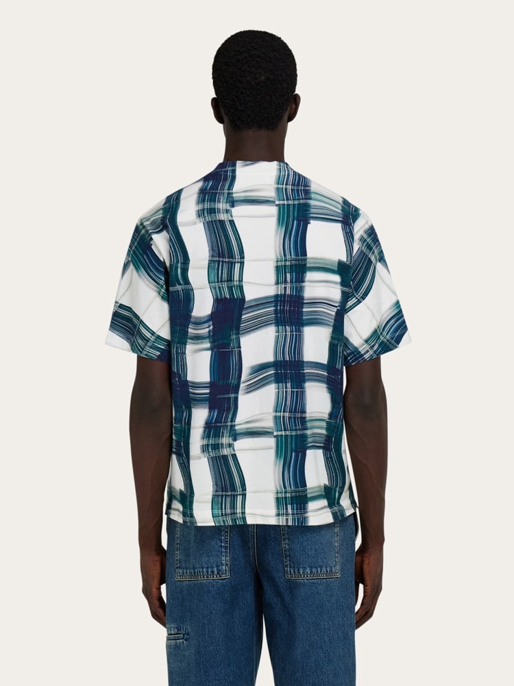Tartan print T-shirt Gallery image 3