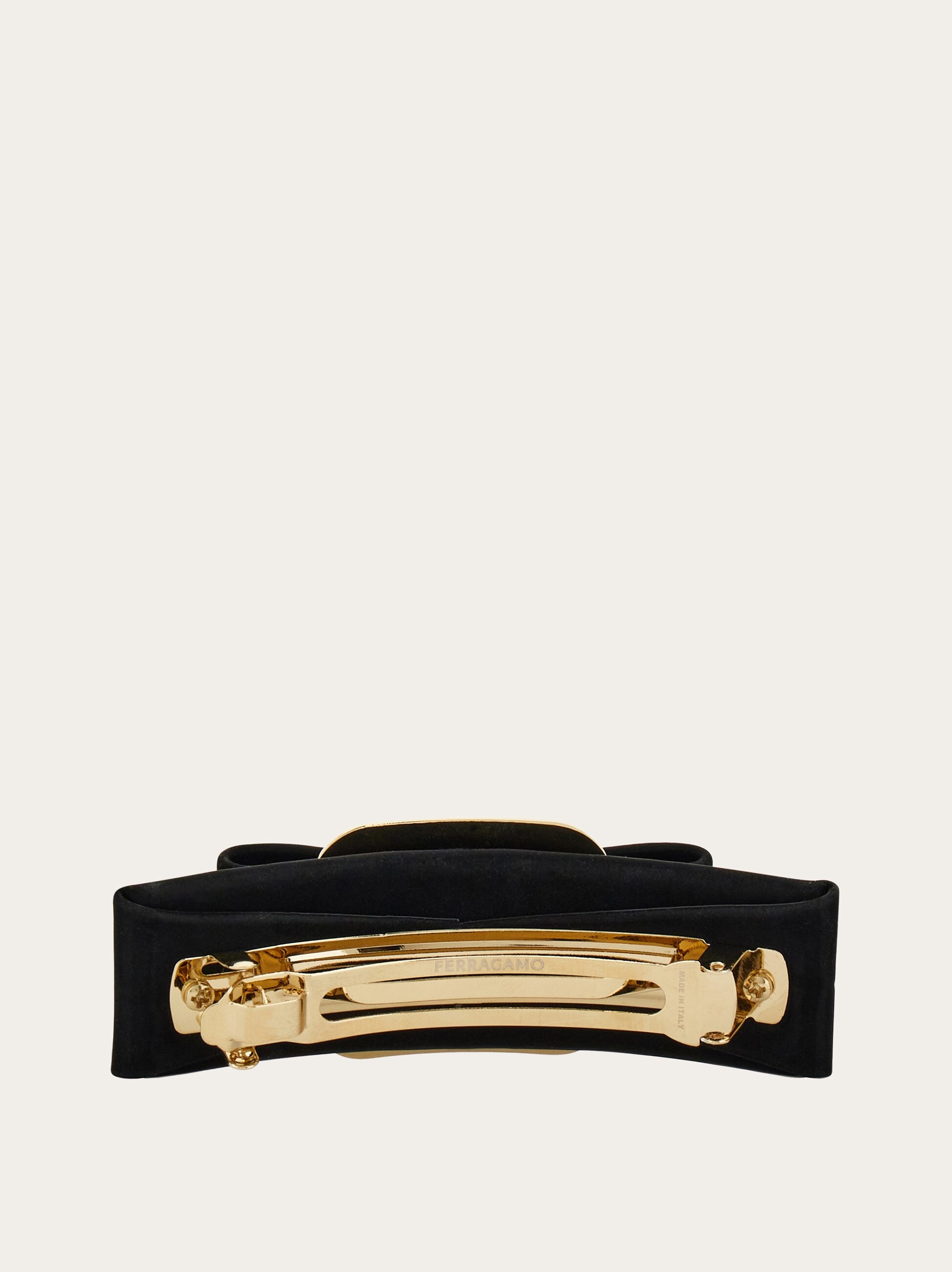 FERRAGAMO バレッタ ブラック×ゴールド 楽天市場】フェラガモ Ferragamo 新作 バレッタ ヴァラ リボン