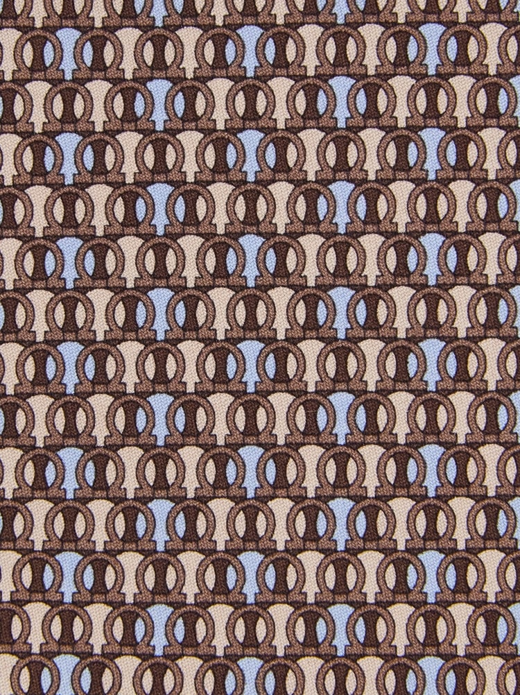 Polka dot print silk tie Gallery image 2