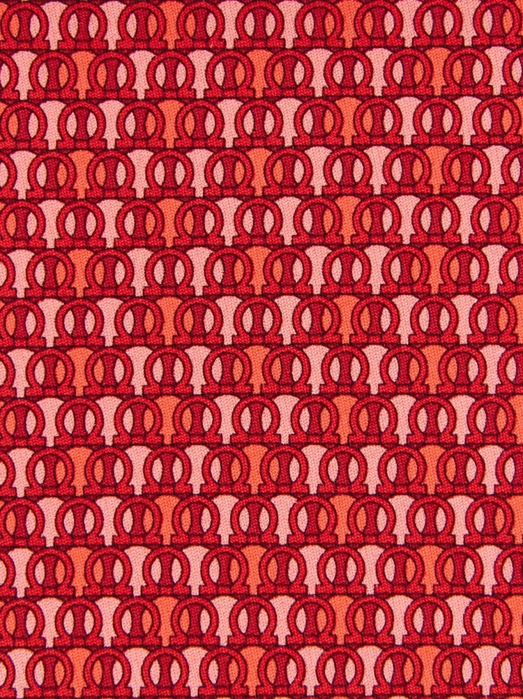Polka dot print silk tie Gallery image 2