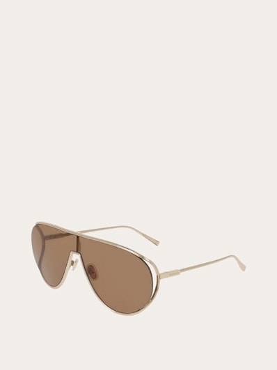 FERRAGAMO★素敵！オーバーサイズフレームサングラス FERRAGAMO フェラガモ SF1003SA サングラス 58サイズ メンズ
