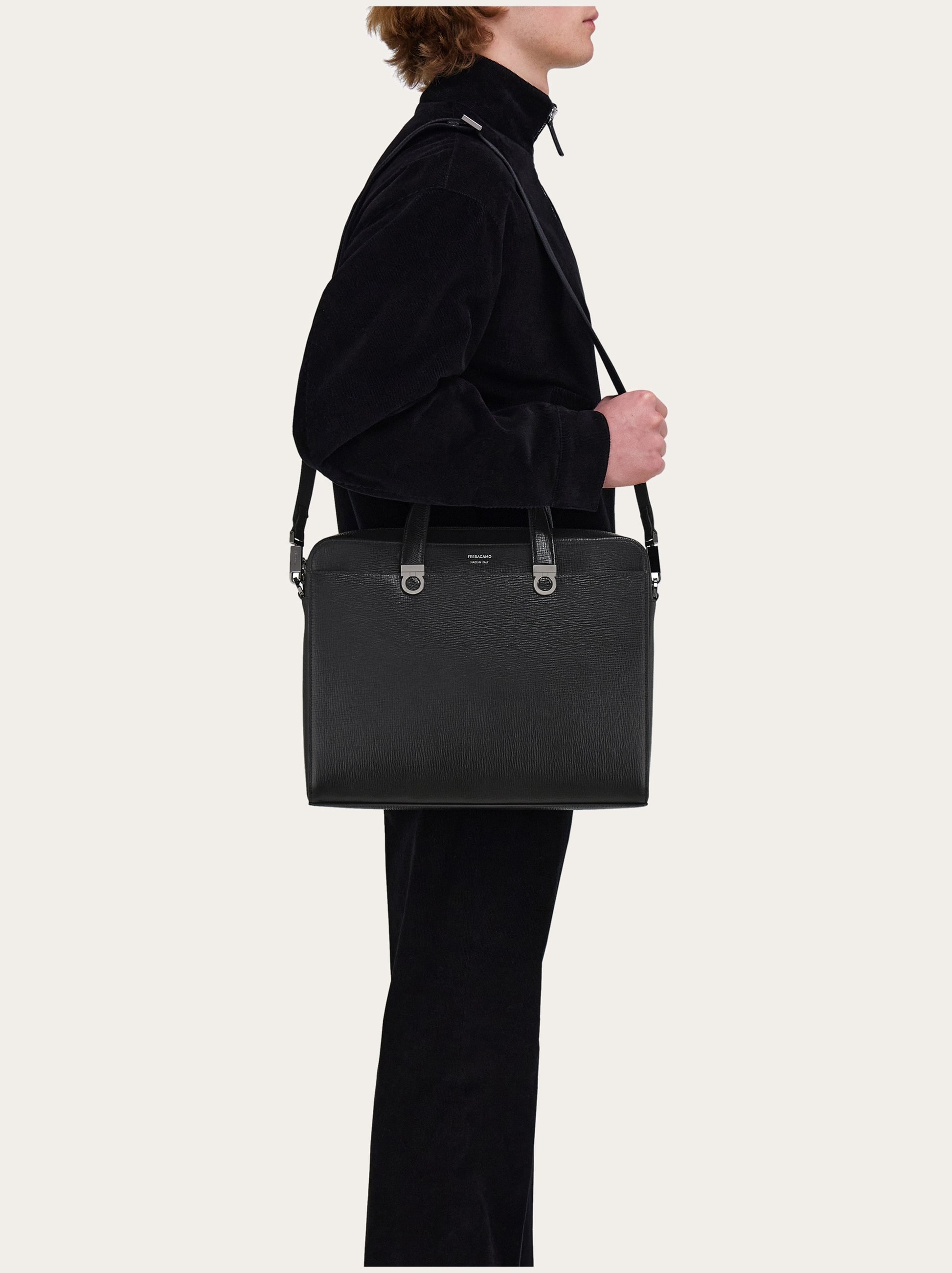 Gancini briefcase - Men | Ferragamo