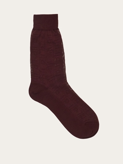 Ferragamo Monogram ankle socks