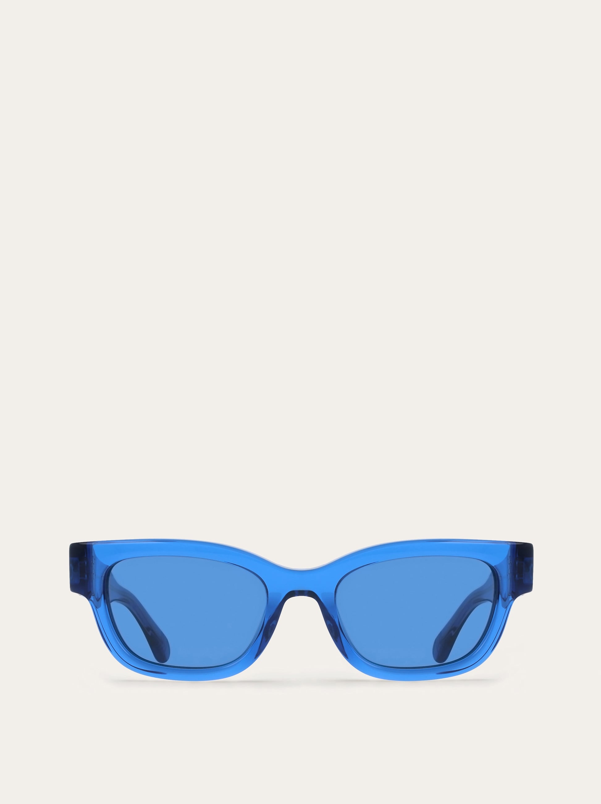 小物 Ferragamo Gancini Rimless Sunglasses Rectangular frame sunglasses - Women | Ferragamo