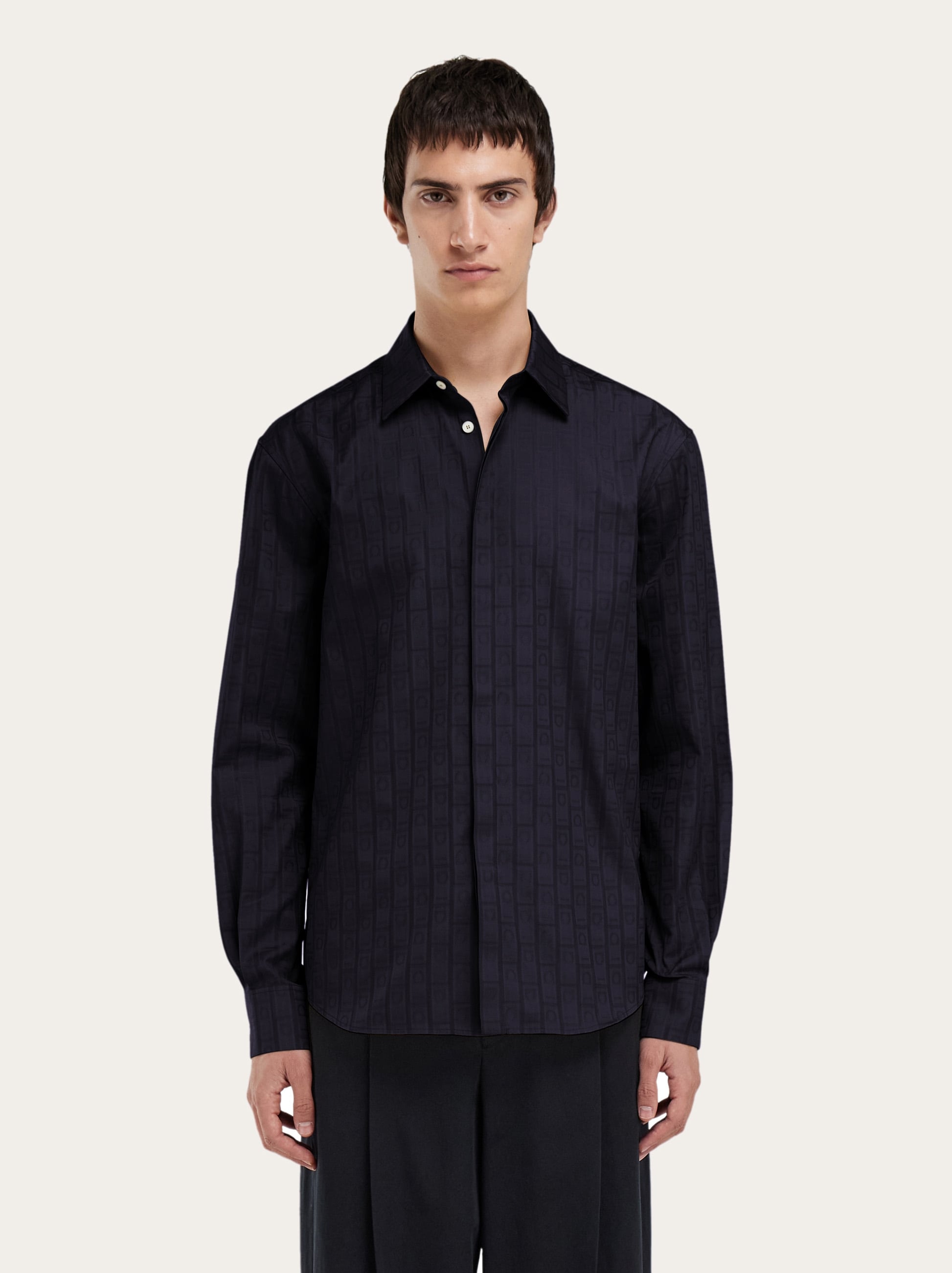 Ferragamo Monogram sport shirt - Men | Ferragamo