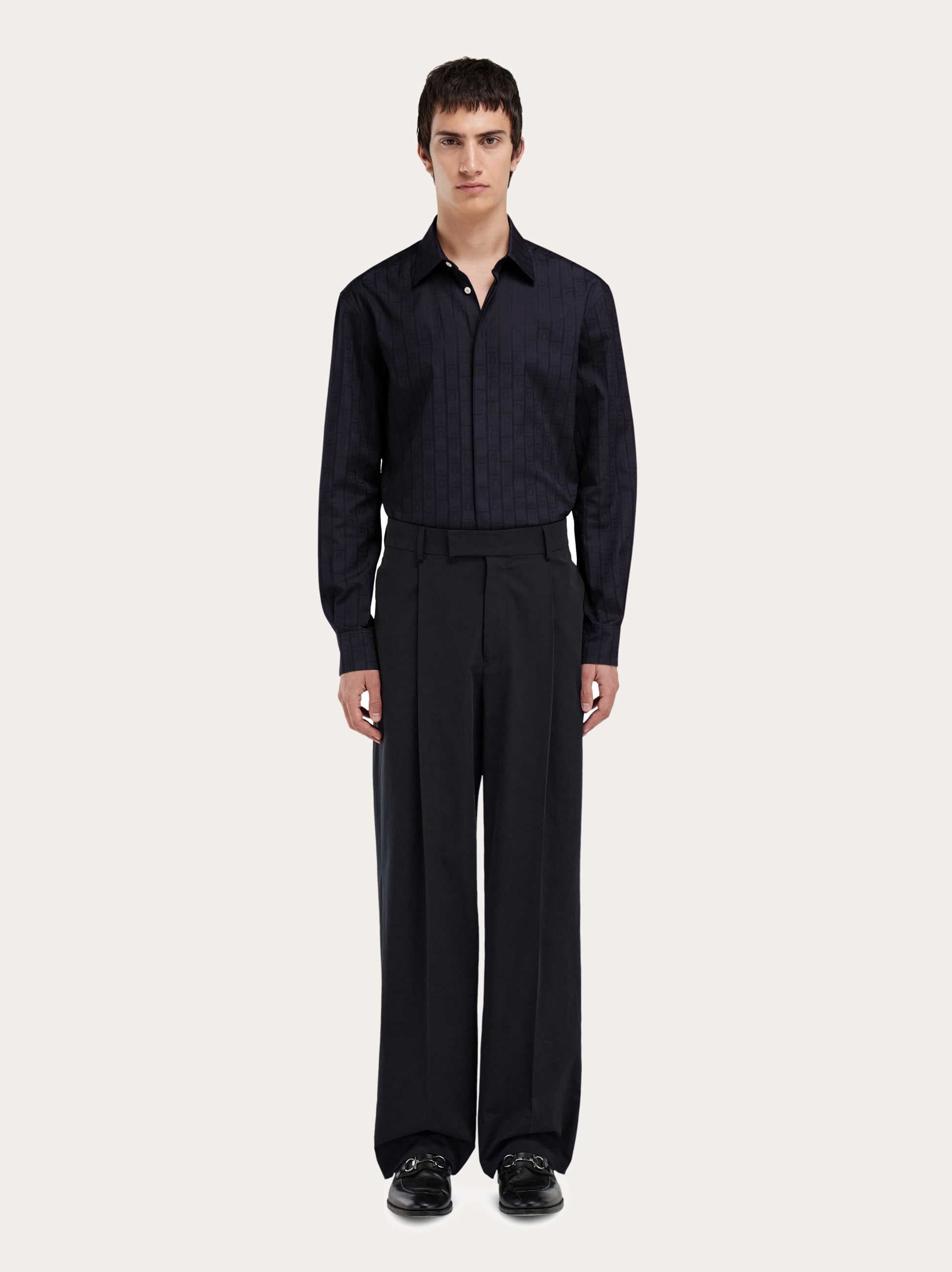 Ferragamo Monogram sport shirt - Men | Ferragamo