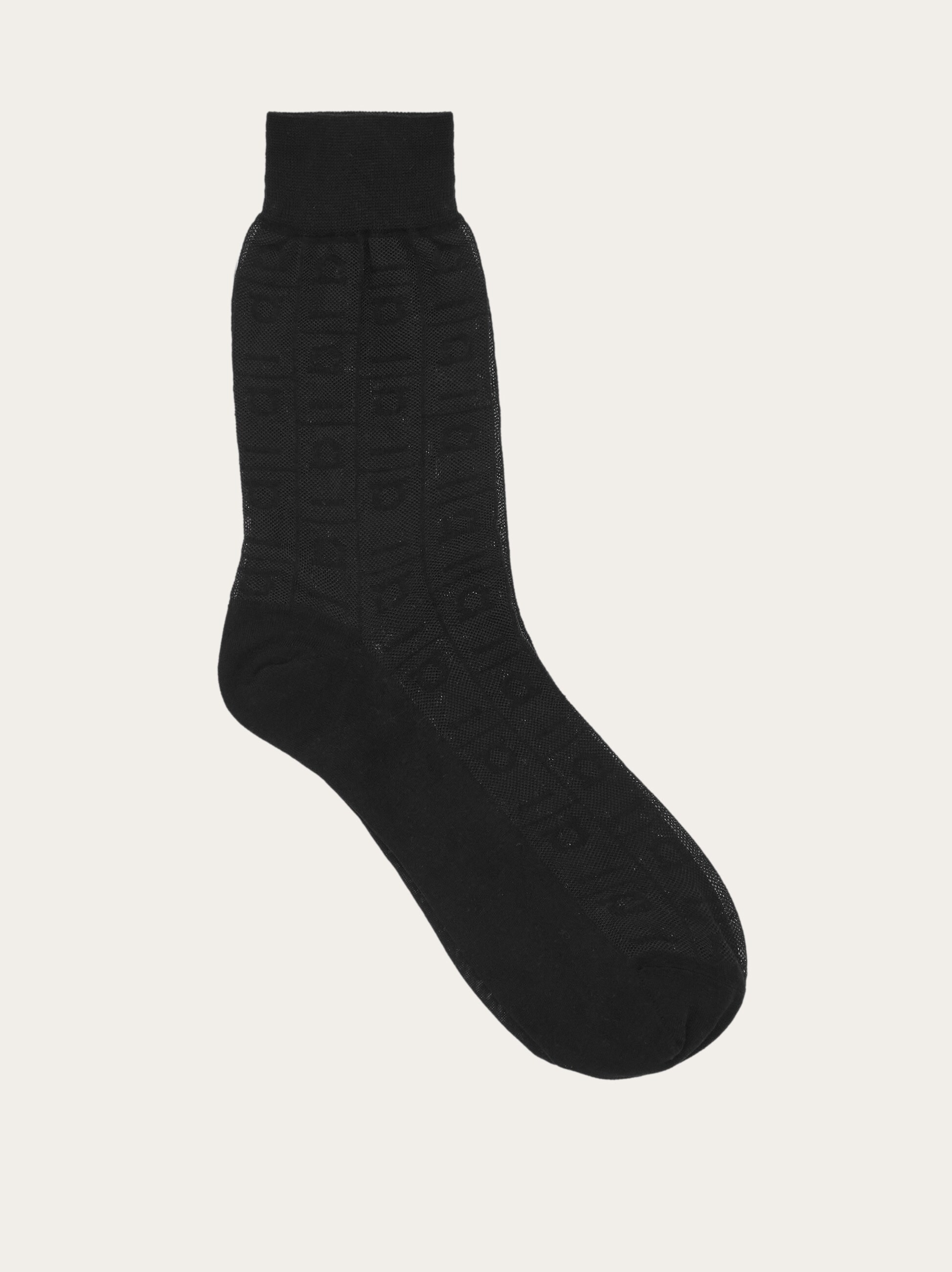 メル69851様　Salvatore Ferragamo シルク 半袖 M Ferragamo Monogram ankle socks - Men | Ferragamo