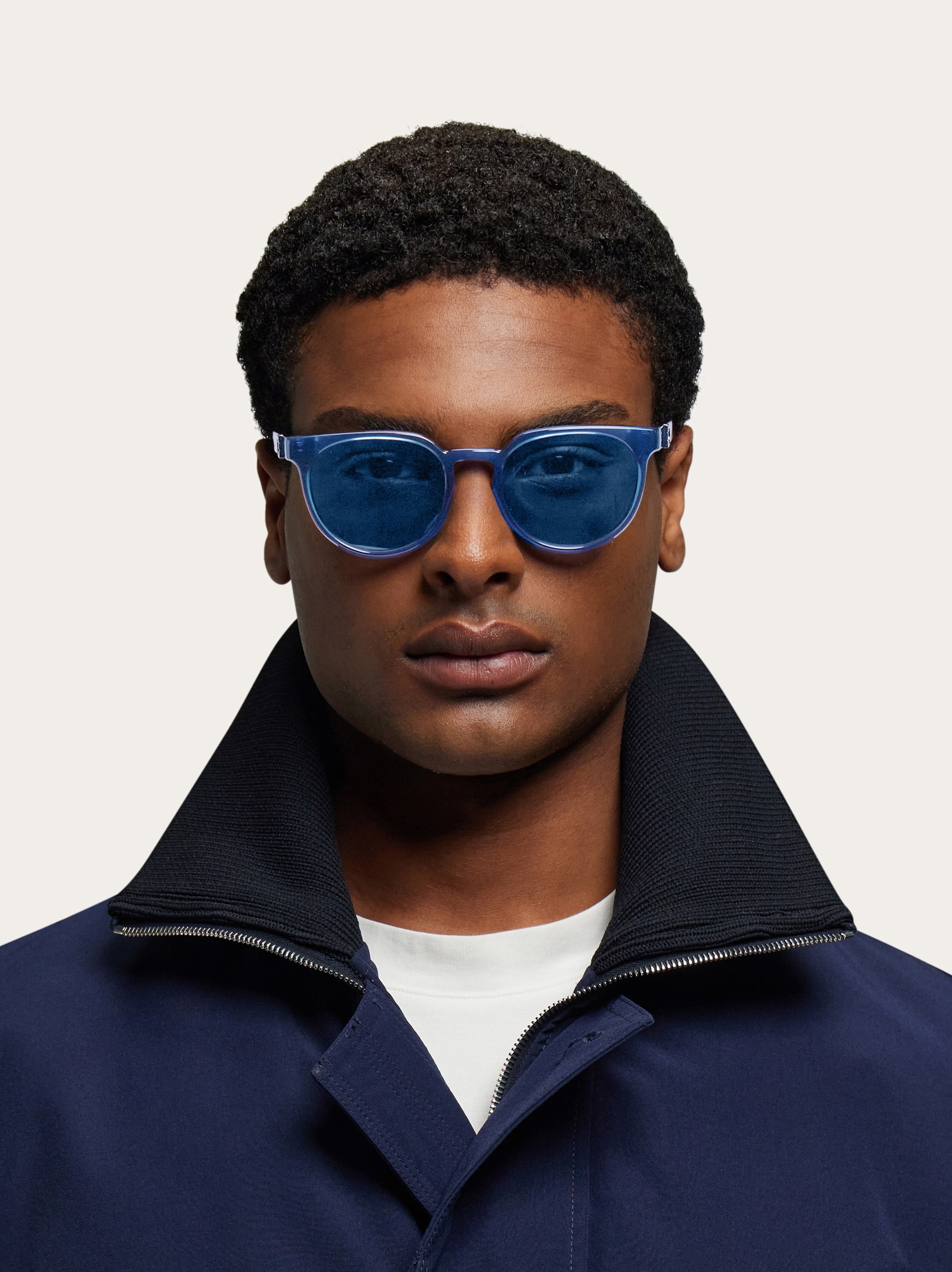 Round frame sunglasses - Men | Ferragamo