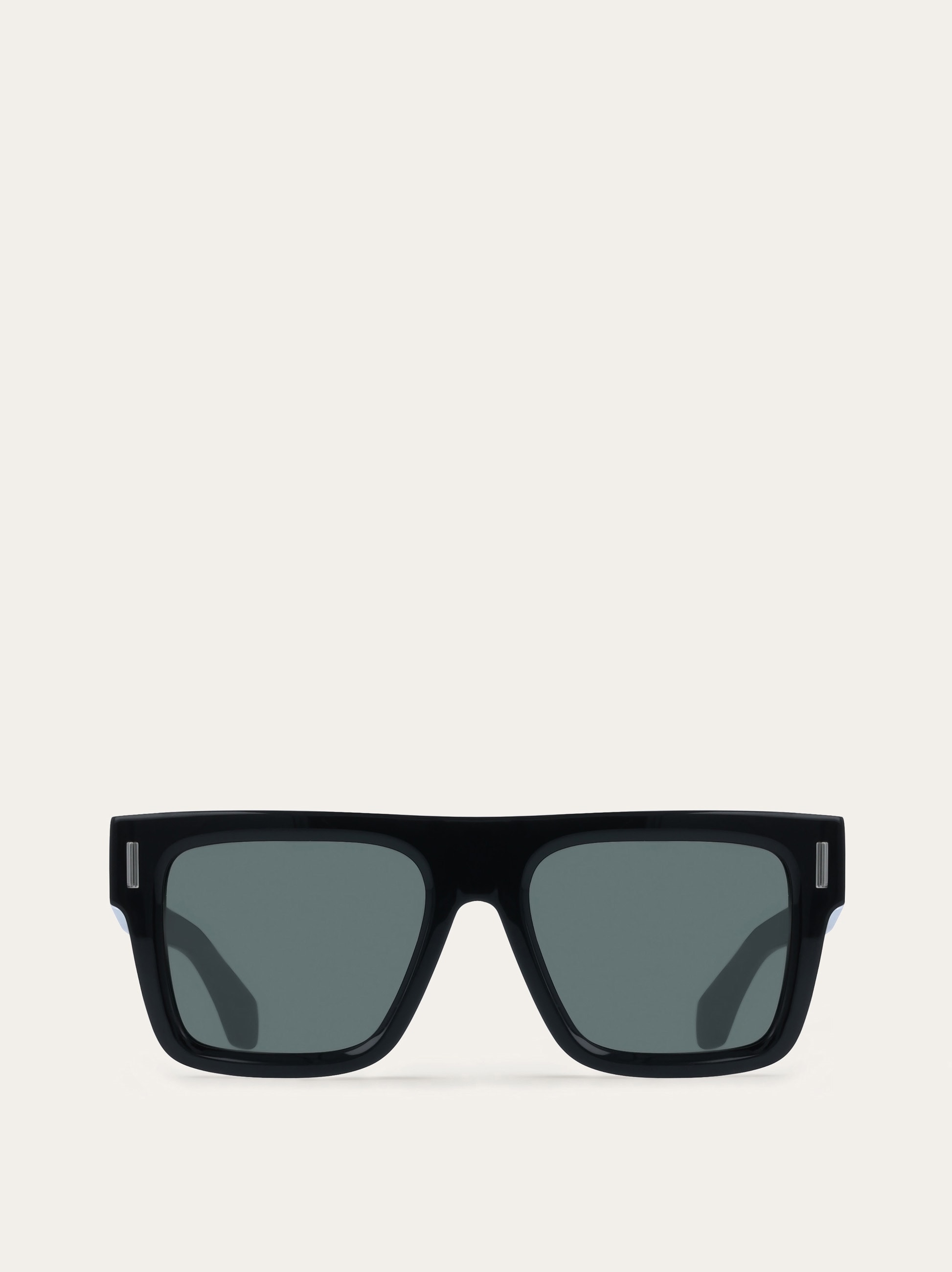 Salvatore Ferragamo Sunglasses SF606S 001 Black-Black Horn