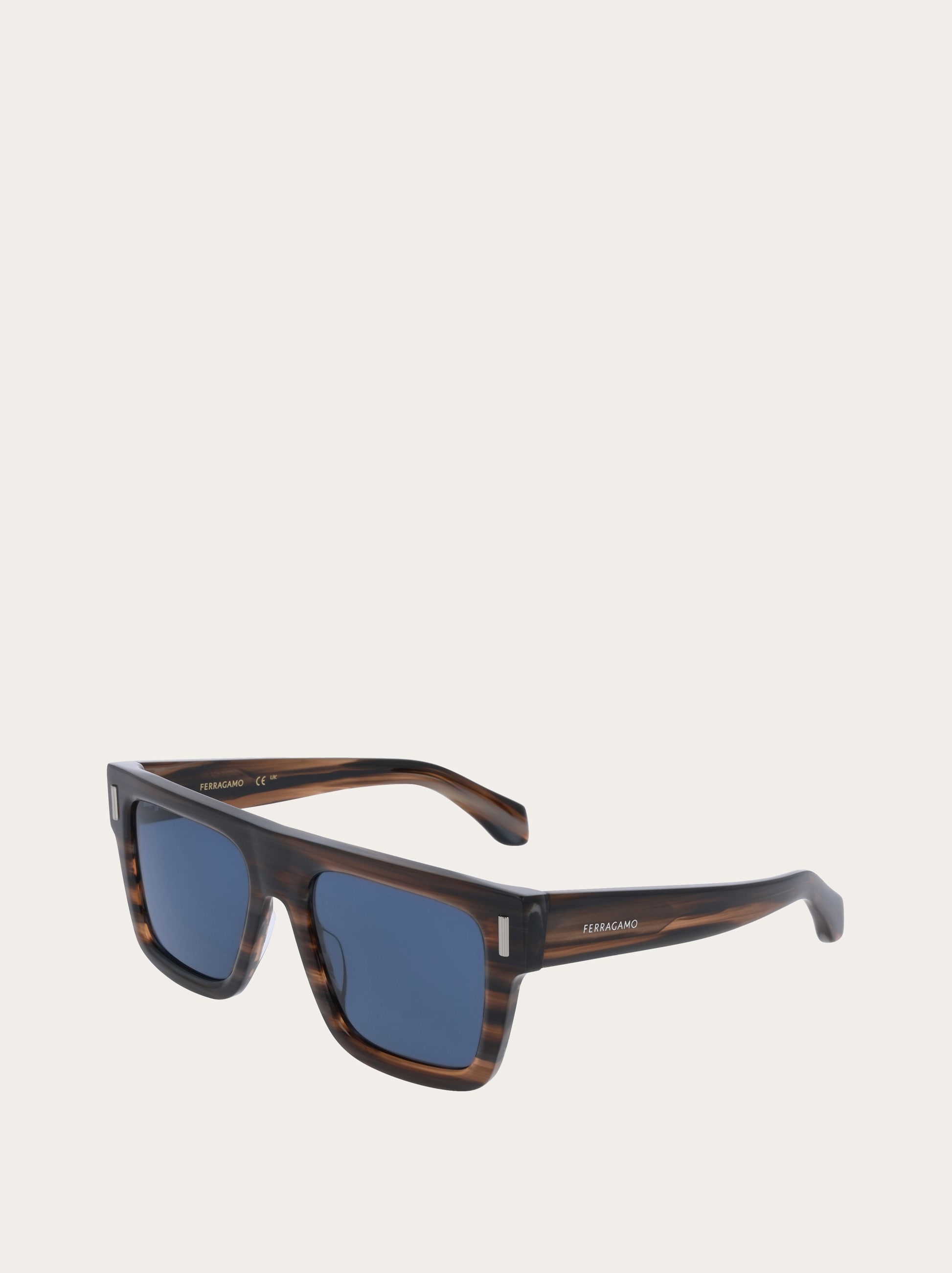 Rectangular frame sunglasses - Men | Ferragamo display picture 1