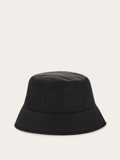 帽子・その他 FERRAGAMO HAT (340453786465 BLACK) Baseball cap with signature - Men | Ferragamo