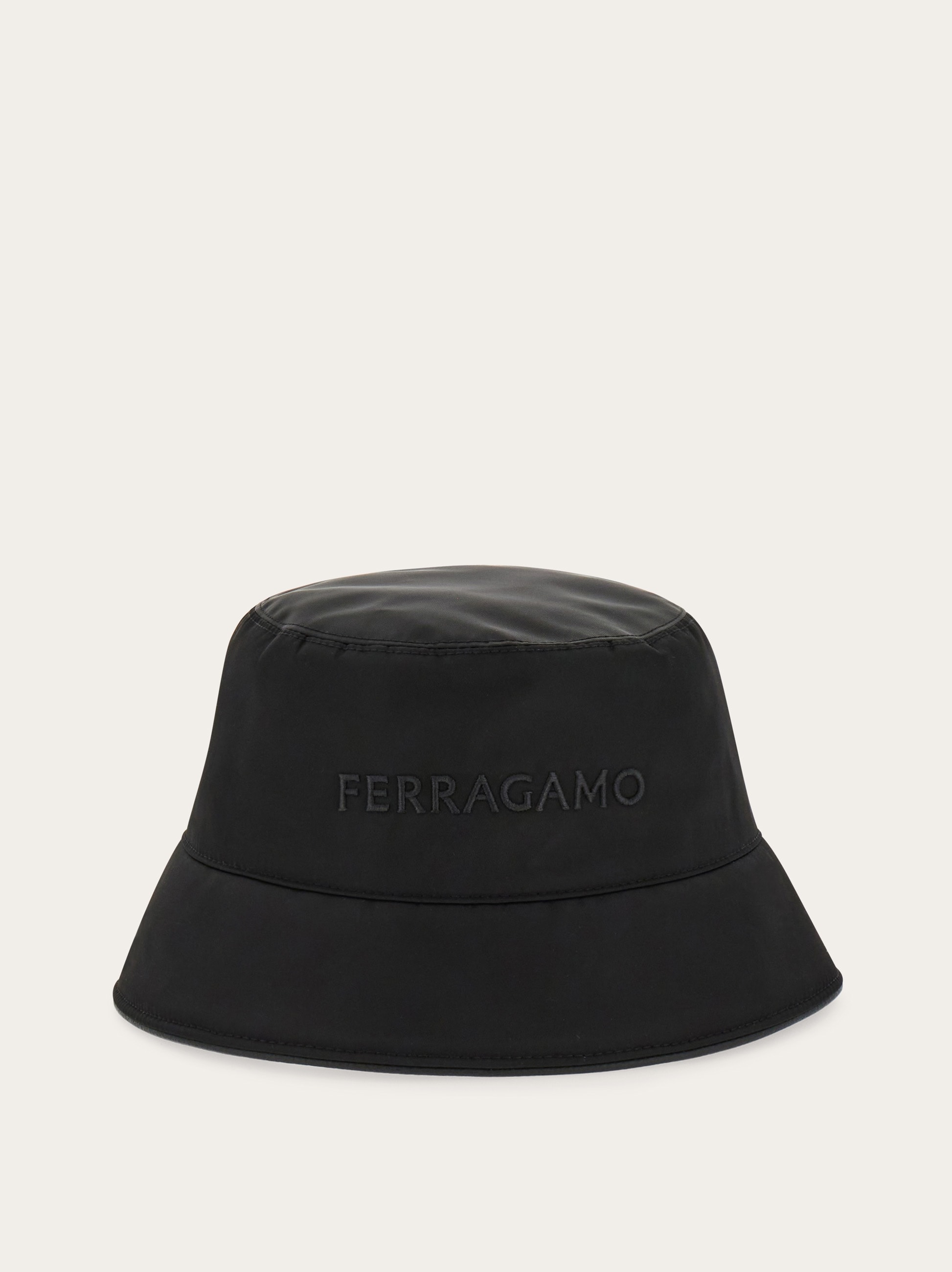 フェラガモ　バケットハット Bucket hat with embroidered logo - Men | Ferragamo